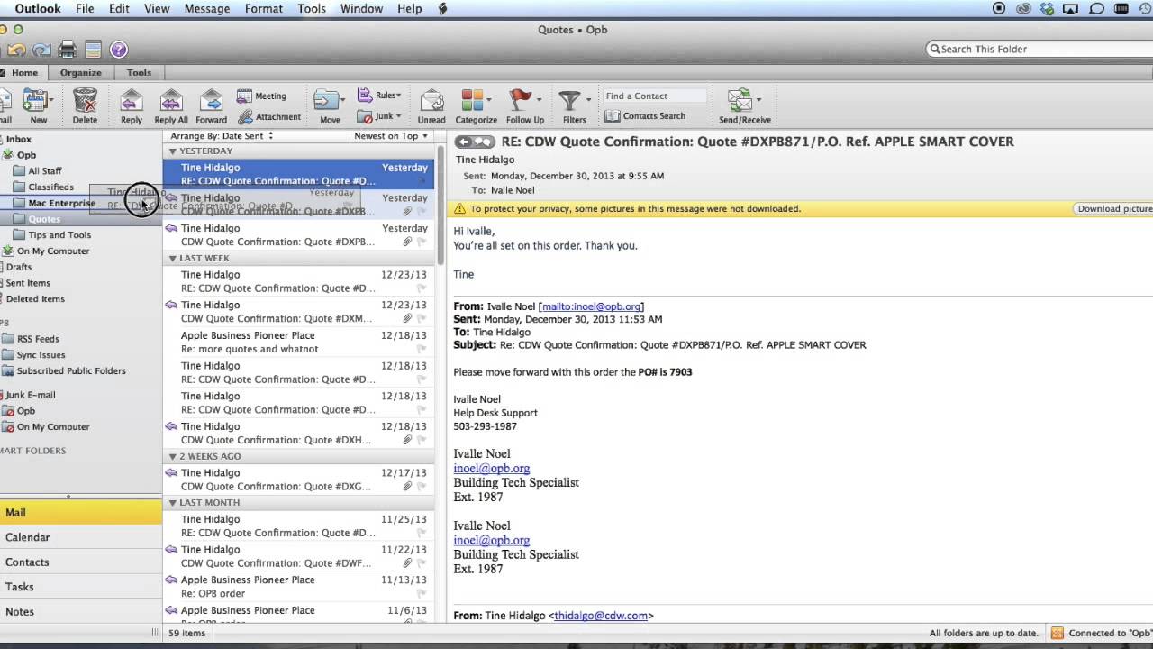 access archived emails in outlook for mac